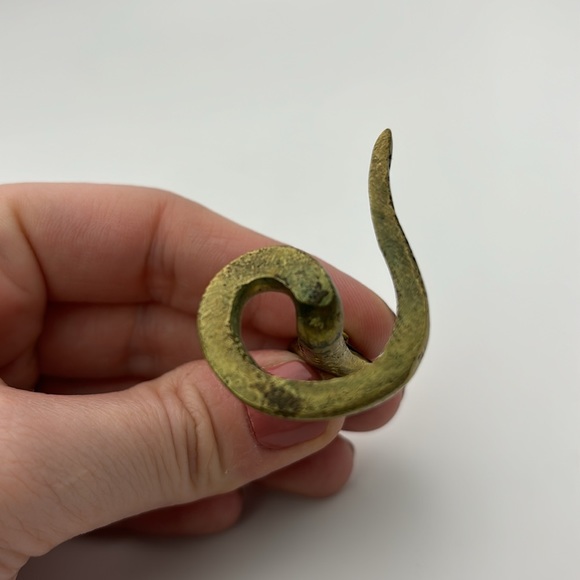 Vintage Brass King Cobra Snake Figurine - Picture 4 of 4